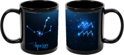 Astrology Black Mug for Aquarius