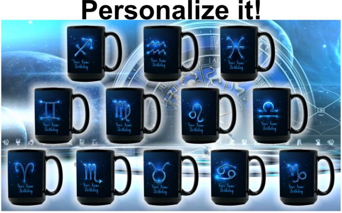 Black Zodiac Mug